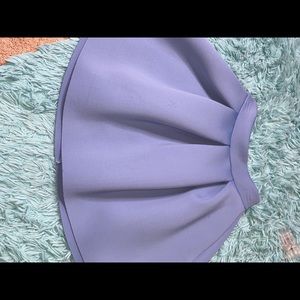 Light blue flare out skirt